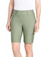 Hilary Radley ~ Solid Sage (Green) ~ Pull-on ~ Bermuda Shorts ~ Womens&#39; ... - $22.44