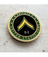 UNITED STATES ARMY -  Rank PRIVATE E-2 Challenge Coin - $14.80