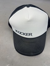Vintage Kicker Audio Screenprint Logo Nylon Trucker Snapback Hat Cap Sub... - $83.64