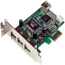 StarTech.com 4 Port PCI Express Low Profile High Speed USB Card - $55.27