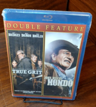 True Grit/Hondo (Blu-ray Disc, 2013, 2-Disc Set) NEW (Sealed)-Free Shipping - £10.11 GBP