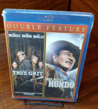 True Grit/Hondo (Blu-ray Disc, 2013, 2-Disc Set) NEW (Sealed)-Free Shipping - £9.67 GBP