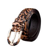 Men Leopard Dress Belt - £16.58 GBP