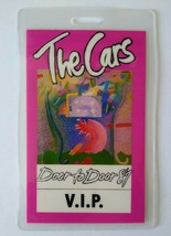 The Cars VIP Backstage Pass Original New Wave Music Concert Tour Ric Oca... - £17.82 GBP