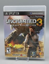 Uncharted 3: Drake&#39;s Deception (PlayStation 3, 2011) Tested &amp; Works (A) - £6.98 GBP