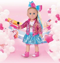 My Life As JoJo Siwa Doll 18 inch Soft Doll Blonde Hair Dance Party Musical - £63.26 GBP