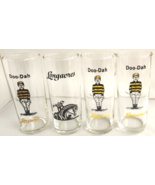 Vintage Longacres Race Track DOO-DAH 4 Highball Glasses Renton Washington - £44.79 GBP