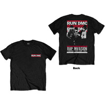 Run Dmc Rap Invasion Official Tee T-Shirt Mens Unisex - £26.89 GBP