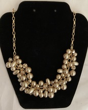 Faux Gold Pearl Necklace.  New with tags. - £15.42 GBP