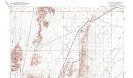 Dry Lake Quadrangle Nevada 1952 Topo Map Vintage USGS 15 Minute Topographic - $16.89