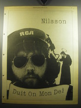 1975 Harry Nilsson Duit on Mon Dei Album Advertisement - £14.78 GBP