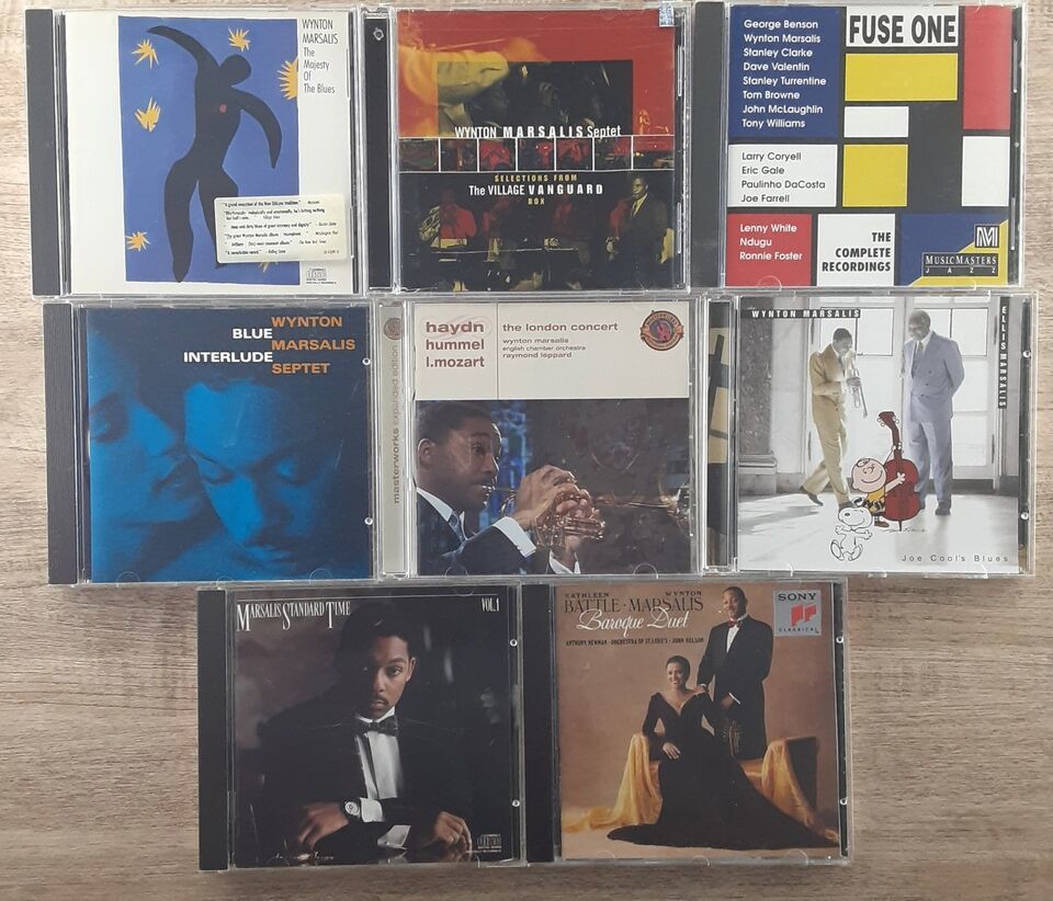 Primary image for Wynton Marsalis CD Lot of 8 Blue Interlude London Concert The Majesty Of The