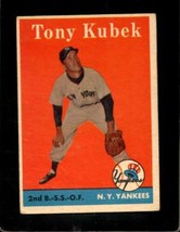 1958 TOPPS #393 TONY KUBEK VG+ YANKEES *NY9842 - $8.82