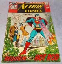  Action Comic Book November 1970 No 394 DC Superman Requiem for a Hot Rod - $7.95