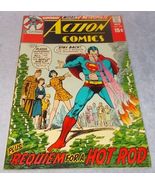 Action Comic Book November 1970 No 394 DC Superman Requiem for a Hot Rod - £6.37 GBP