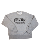 Brown University Champion Reverse Weave Gray Crewneck Sweatshirt Size Me... - £38.92 GBP