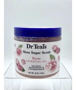 Dr Teal&#39;s Shea Sugar Scrub Rose Essential Oil, Shea Butter 19oz Rose Sce... - €14,75 EUR