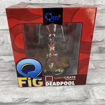 Q Fig Deadpool Figure Loot Crate Exclusive Marvel Quantum Mechanix New - £10.43 GBP