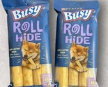2 x Purina Busy Bone Rollhide Real Beefhide Long Lasting Small/Med Dog 3... - £27.08 GBP