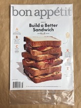 Bon Appetit Magazine March 2018 New In Plastic Ship Free Build A Better Sandwich - £23.16 GBP