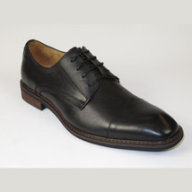 Men's Shoes Steve Madden Soft Leather upper Lace Up Navin BLack image 2