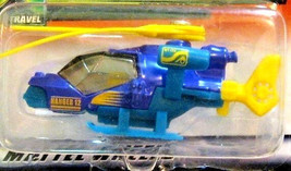 MatchBox Mission Chopper Helicopter, Purple, Teal and Yellow Version On its Card - £5.54 GBP