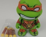 Kidrobot TMNT Series 2 Teenage Mutant Ninja Turtles Michaelangelo 3&quot; Vin... - $9.69