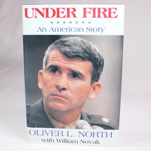 Signed Copy Under Fire An American Story By Oliver North  Hardcover Book DJ 1991 - $18.25