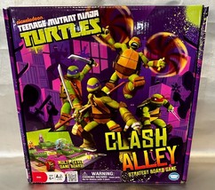 Teenage Mutant Ninja Turtles CLASH ALLEY Strategy Board Game ~ NEW ~ TMN... - $16.61