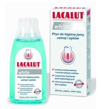 Lacalut White Helps With Inflammation Of The gums-MOUTHWASH-300ml-FREE Shipping - £15.00 GBP