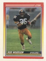 Rod Woodson 1990 Score #255 Pittsburgh Steelers NFL Football Card - £0.78 GBP