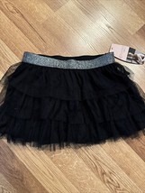Girls Danskin Black Skirt With Tulle Size 7/8 - $152.05 MXN