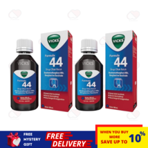 2 X Vicks Formula 44 Cough Phlegm &amp; Chest Congestion Fast Relief 100ml - £23.15 GBP