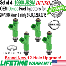 OEM NEW Denso 4Pcs 12-Hole Upgrade Fuel injectors for 2007-2014 Nissan Infinity - £133.74 GBP