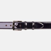 The Dodoma Navy Patent Leather Belt image 2