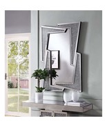 Noralie Accent 31&quot;x47&quot; Mirror, Mirrored &amp; Faux Diamonds - €425,47 EUR