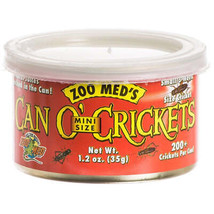 Zoo Med Can O&#39; Mini Crickets: Farm-Raised, Cooked to Preserve Natural Juices, Pe - £6.29 GBP+