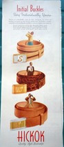 Hickok Belt Buckles Magazine Print Art Advertisement 1947 - $3.99