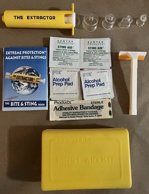 Sawyer Bite &amp; Sting First Aid Kit Featuring The Extractor, Case, &amp; More - $14.00