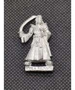 Y2K Ral Partha Robed Warrior With A Sword RPG Metal Miniature 1 1/4&quot; - $269.91 MXN
