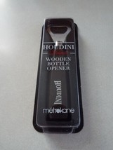 METROKANE Houdini Deluxe Wooden Handle Bottle Opener New - $5.93