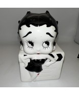 Betty Boop 1995 Salt and Pepper Shaker Set Black and White 2 Piece - $416.42 MXN