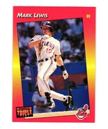 1992 Triple Play #205 Mark Lewis Cleveland Indians - £3.14 GBP