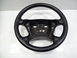 03 Mercedes R230 SL500 steering wheel, leather, black oem 2304600503 - £73.51 GBP
