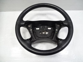 03 Mercedes R230 SL500 steering wheel, leather, black oem 2304600503 - £74.73 GBP