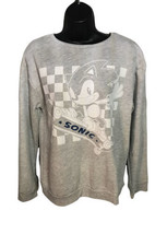 Sonic The Hedgehog Sweatshirt SEGA Official  Extra Large Jr. Grey SonicS... - £15.63 GBP