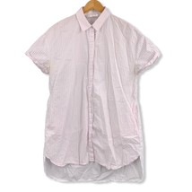 Zara Purple Stripe Shirt Dress Medium - $16.21