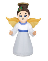Holiday Time 3.5ft Angel Airblown Inflatable Lighted Christmas Yard Decor - £33.62 GBP