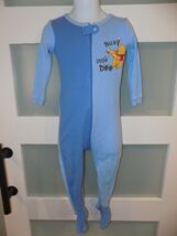 Disney Store Winnie The Pooh Busy Little Bee Blue Footie/Sleeper Size 2Y... - $15.30