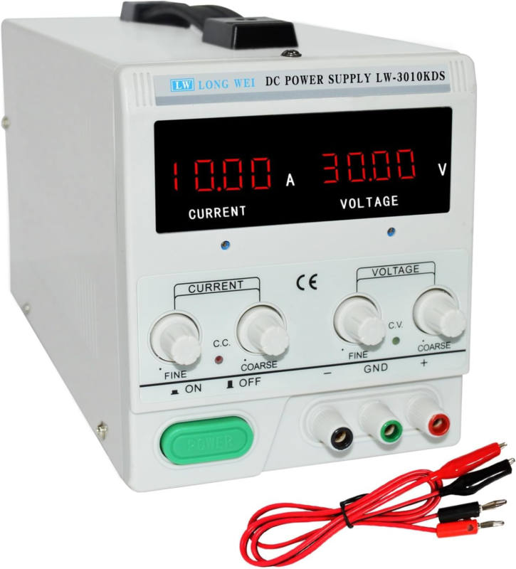 DC Power Supply Variable,30V 10A 300W Adjustable Switching Regulated DC ... - $78.21